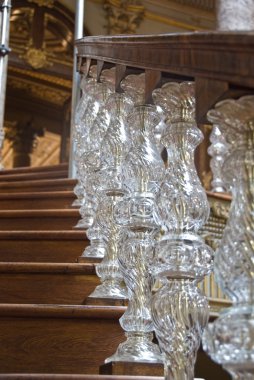 Crystal stairs - Dolmabahche Palace clipart