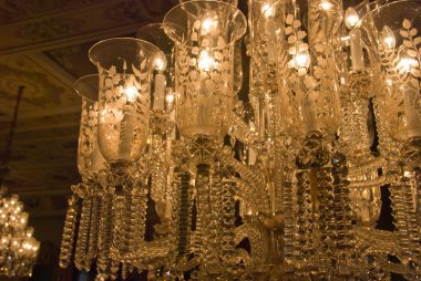 Chandelier closeup - Dolma bahche clipart