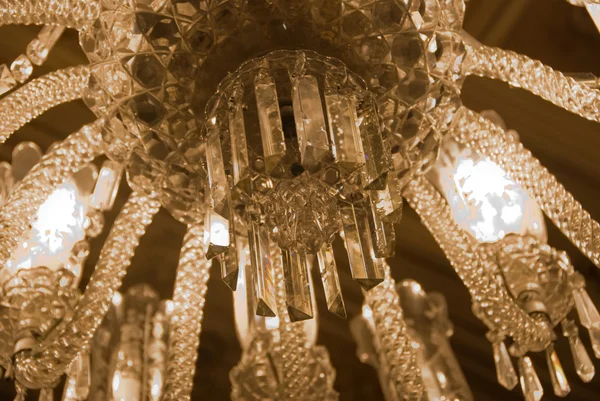 Chandelier in the Main Entrance Hall - close Up — Stock Photo, Image