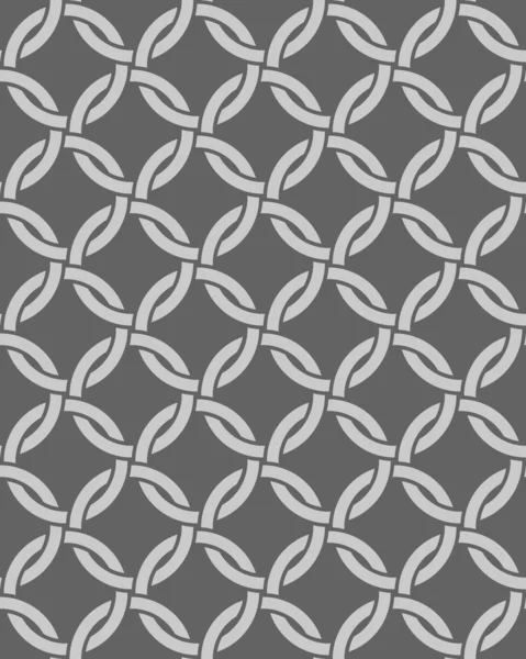 Vektor verflochtene Kreise nahtloses Muster — Stockvektor