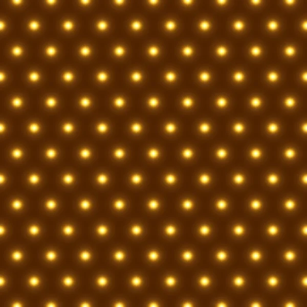 矢量闪闪发亮的黄色灯无缝模式 — 图库矢量图片