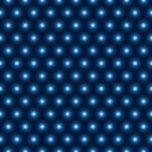 Vector shiny blue lights seamless pattern Stock Vector