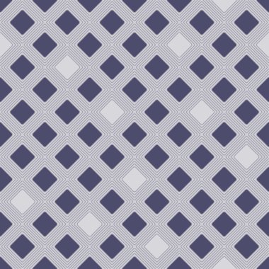 Vector grey-violet rhombuses seamless pattern clipart