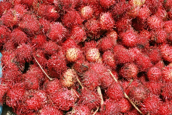 stock image Rambutan background, a tropical fruit