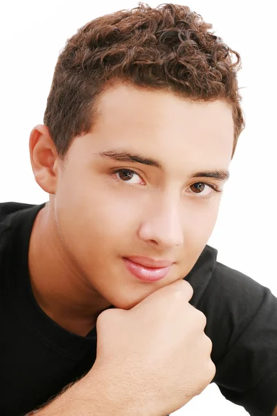 Porträtt av ung kaukasisk tonåring — Stockfoto