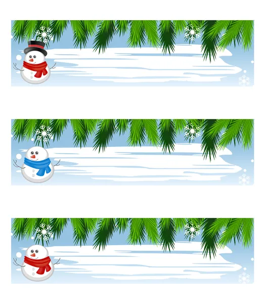 stock vector Christmas banners