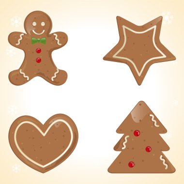 Gingerbread cookie clipart