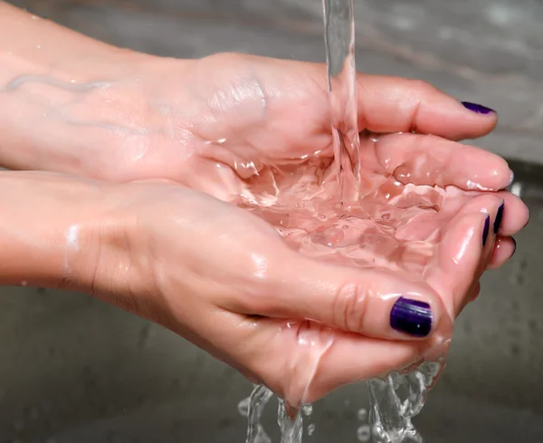 Lavage des mains — Photo