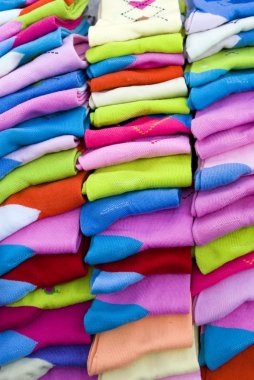 Colourful socks clipart