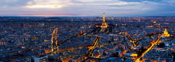 Panorama of Paris from the Montparnasse Tower. — Stock Photo, Image