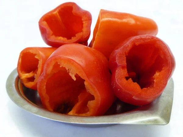 Red pepper without stuffing — Stock Photo, Image