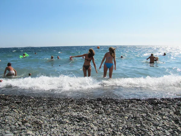 banyo ile deniz manzarası