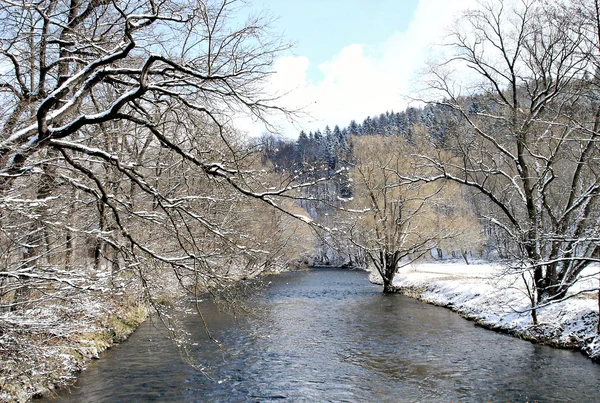 Winter in Erzgebirge-1 — Stock Photo, Image