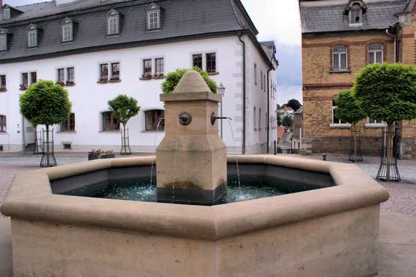 Fountain on the marketplace — Stock Photo, Image