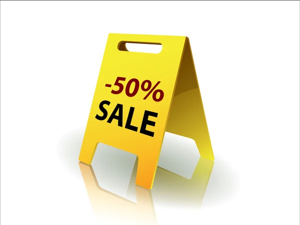 Πώληση 50 τοις εκατό — Διανυσματικό Αρχείο