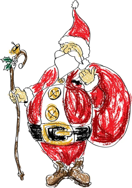 Natal Papai Noel — Vetor de Stock