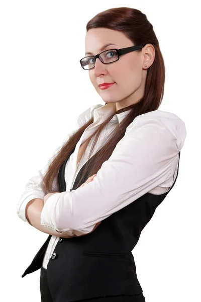 stock image Businesswoman with her arms crossed