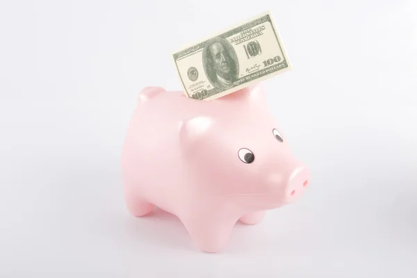 Piggy bank isolated on white background — Stock Photo, Image