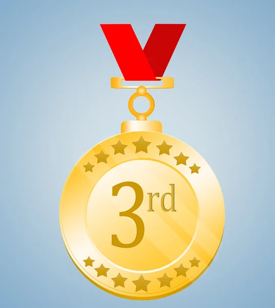 stock image Third Position Medal