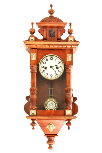 Vecchi orologi in legno — Foto Stock