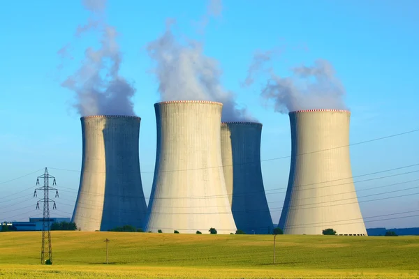 Атомна електростанція Стокова Картинка