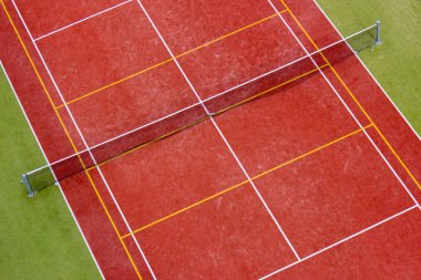 Tennis court clipart