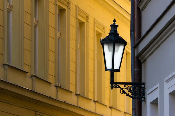 stock image Prague street lamp