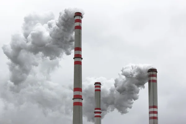Poluição atmosférica industrial — Fotografia de Stock