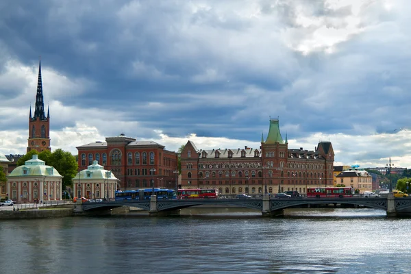 斯德哥尔摩的历史区域 — 图库照片