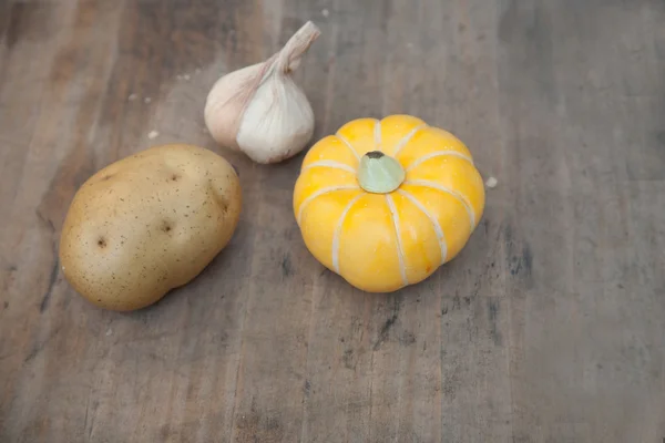 Цибуля і картопляний гарбуз — стокове фото