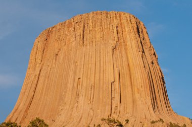 Sunset at Devils Tower clipart