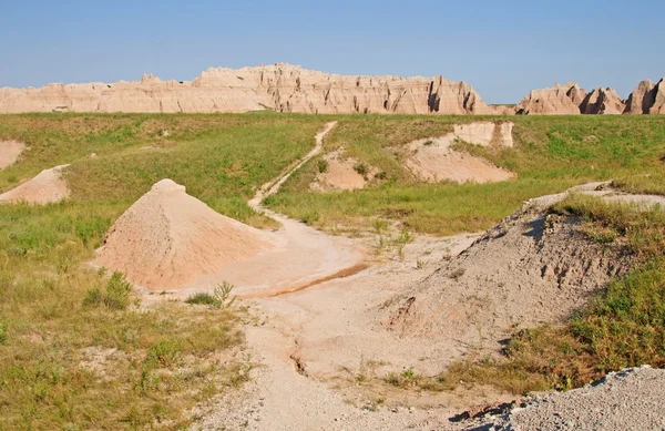 Trail into the Badlands — Stock Photo, Image