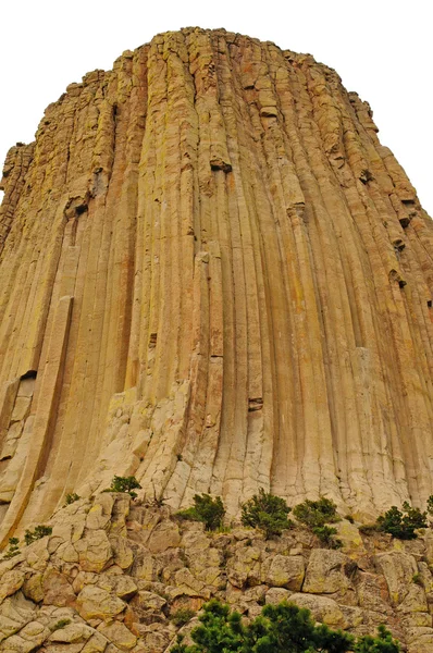 Rocks of Devil 's Tower — стоковое фото