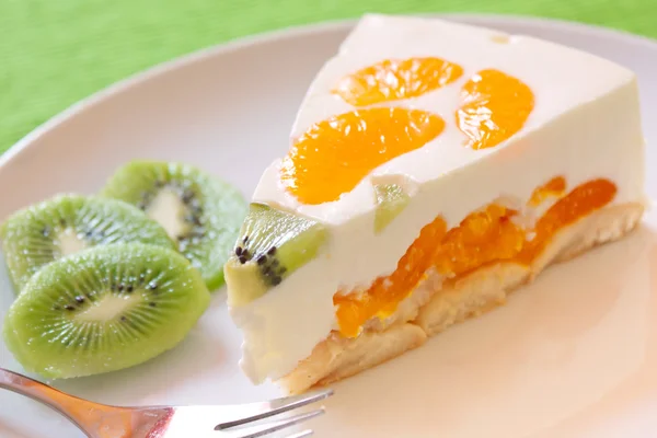 stock image Clementine and kiwi Cake