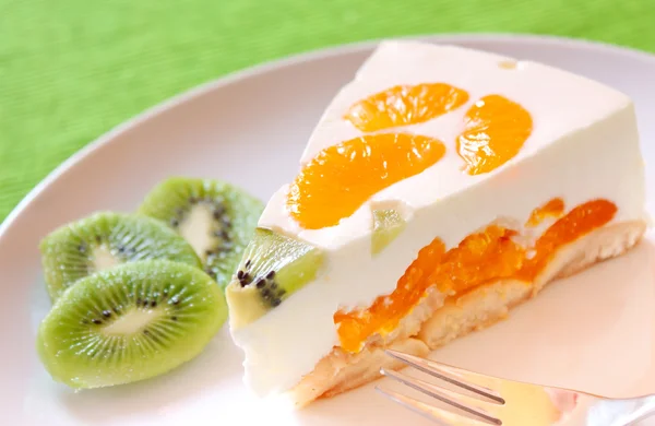 stock image Clementine and kiwi Cake