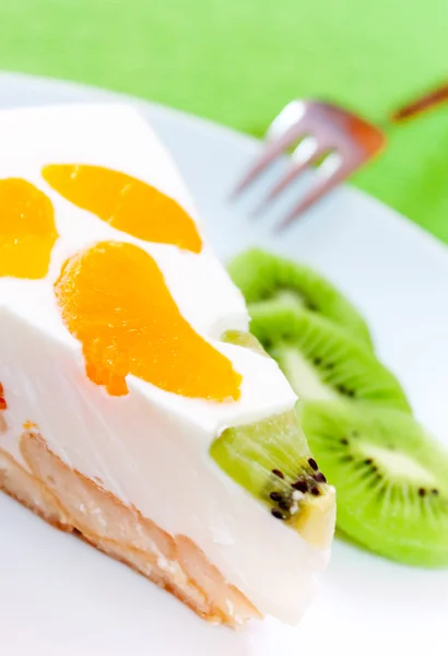 Clementine és kiwi torta — Stock Fotó