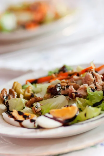 stock image Plate of mixed salad