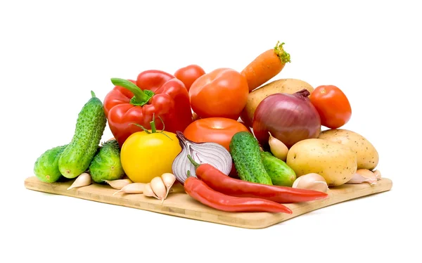 Primeros planos de las verduras frescas — Foto de Stock