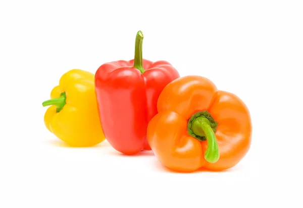 Peppar i olika färger närbild — Stockfoto