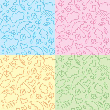 Seamless patterns clipart