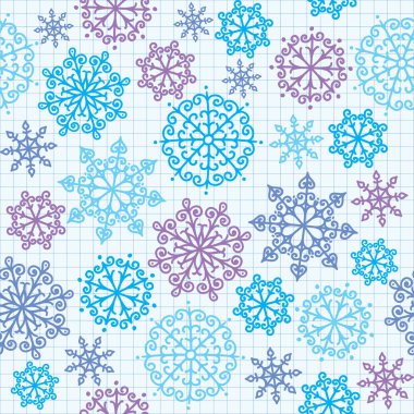 Snowflake pattern clipart