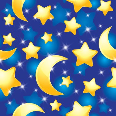 Night pattern clipart