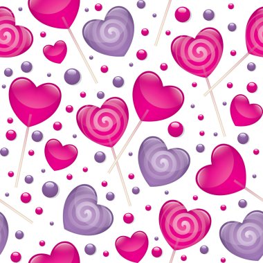 Lollipops seamless pattern clipart