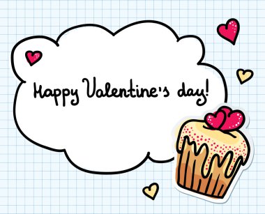 Valentine's day illustration clipart