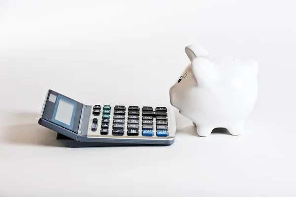 Biggy banco & calculadora — Fotografia de Stock