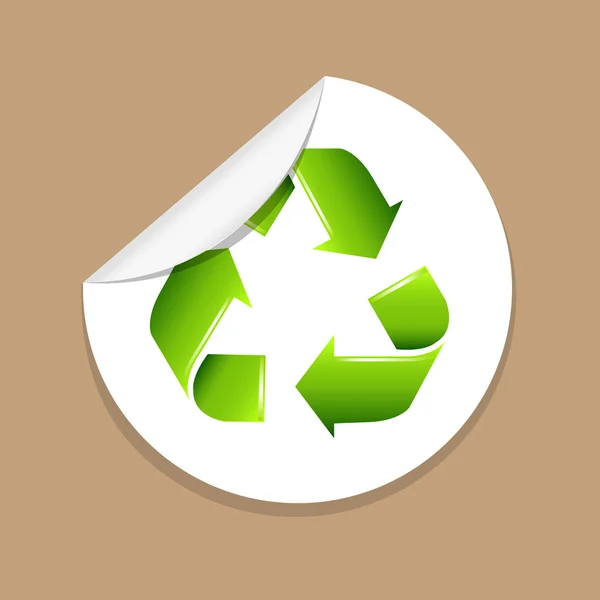 Recycling-Label — Stockvektor