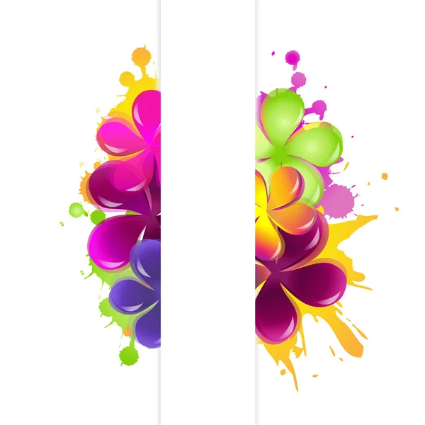 Abstract Flowers — Stock Vector