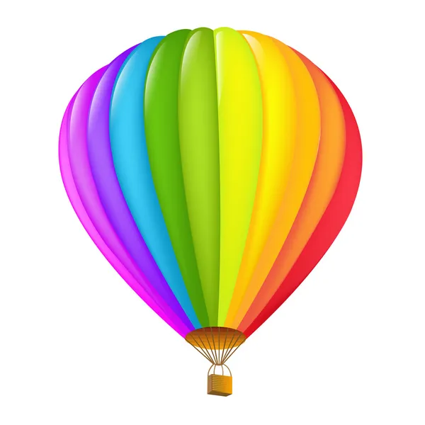 Balão de Ar Quente Colorido — Vetor de Stock