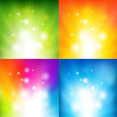 Color Backgrounds With Beams clipart