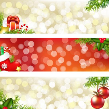Christmas Banners clipart
